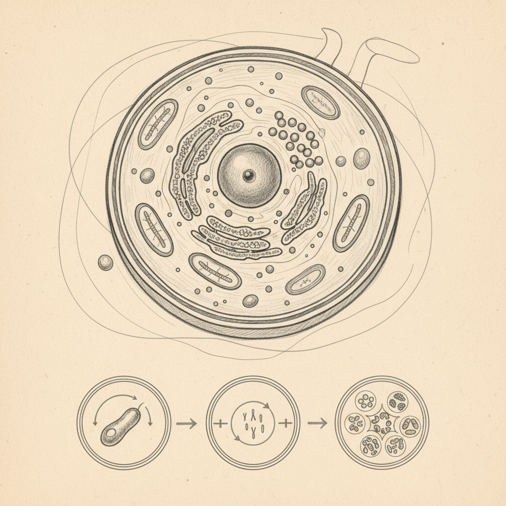 Cell biology illustration